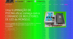 Desktop Screenshot of iluminacaodepiscinas.com.br
