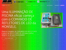 Tablet Screenshot of iluminacaodepiscinas.com.br